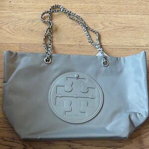 Tory Burch Gray Tote Bag